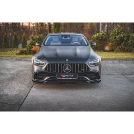 Накладка сплиттер на передний бампер на Mercedes AMG GT 53 4D Coupe